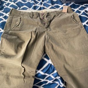 Hollister 36x32 olive green pants